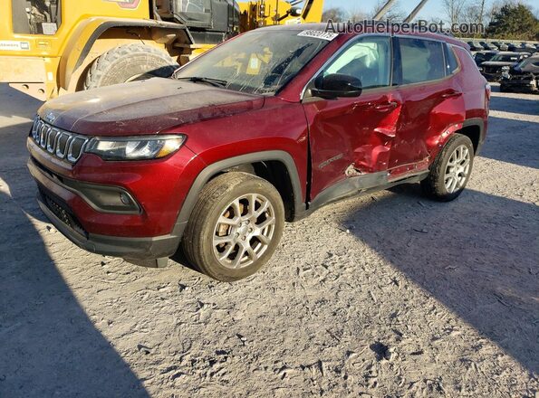 3C4NJDFB7NT195897 2022 JEEP COMPASS Красный Передняя левая четверть