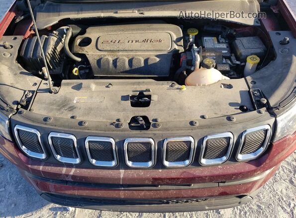 3C4NJDFB7NT195897 2022 JEEP COMPASS Красный Вид подкапотного пространства