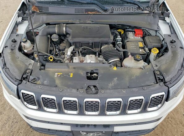 3C4NJDFN0PT561132 2023 JEEP COMPASS Белый Вид подкапотного пространства