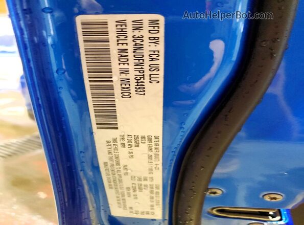 3C4NJDFN1PT544937 2023 JEEP COMPASS Blue Widok wnętrza 360 stopni