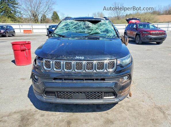 3C4NJDFN8PT517489 2023 JEEP COMPASS Черный Вид спереди