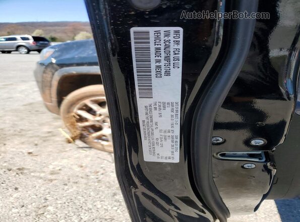 3C4NJDFN8PT517489 2023 JEEP COMPASS Черный Вид наклейки с VIN-кодом
