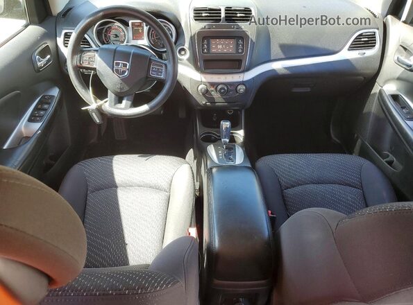 3C4PDCAB0HT559373 2017 DODGE JOURNEY Black Вид панелі приладів