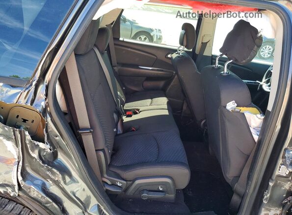 3C4PDCAB0HT559373 2017 DODGE JOURNEY Black Вид задніх сидінь