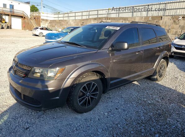 3C4PDCAB0JT491176 2018 DODGE JOURNEY Серый Передняя левая четверть