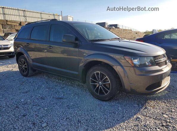 3C4PDCAB0JT491176 2018 DODGE JOURNEY Серый Передняя правая четверть