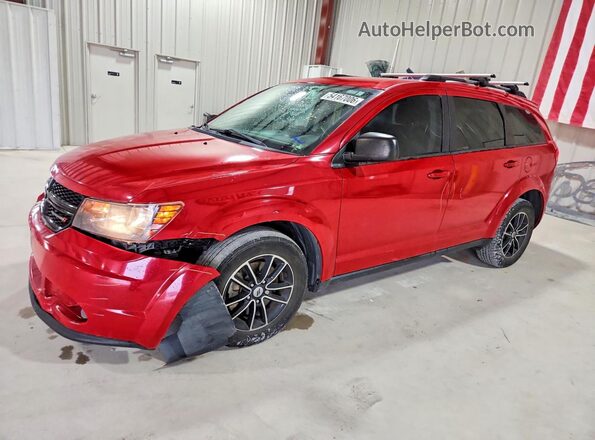 3C4PDCAB0JT536357 2018 DODGE JOURNEY Red Front left