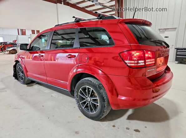 3C4PDCAB0JT536357 2018 DODGE JOURNEY Red Rear left