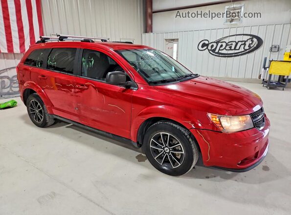 3C4PDCAB0JT536357 2018 DODGE JOURNEY Red Front right