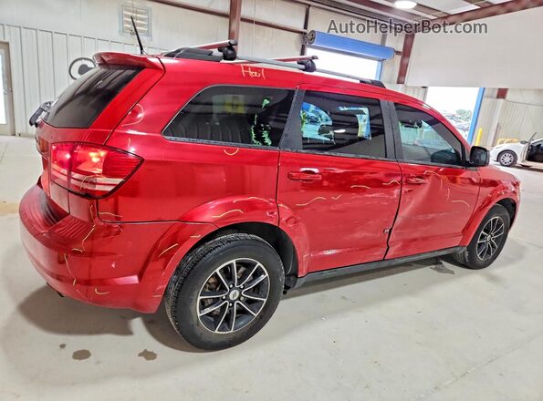 3C4PDCAB0JT536357 2018 DODGE JOURNEY Red Rear right