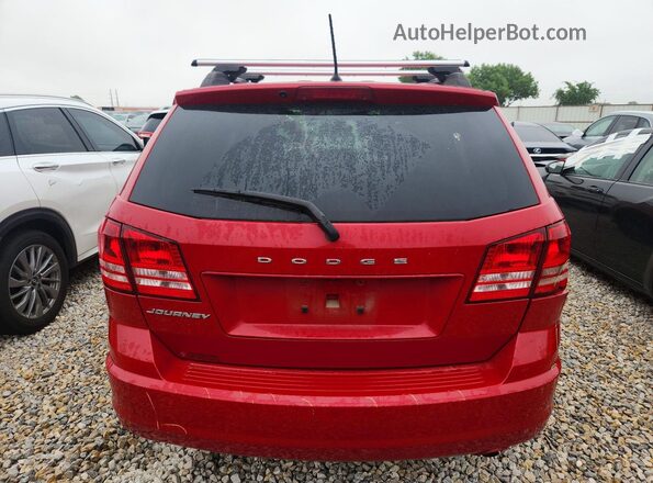 3C4PDCAB0JT536357 2018 DODGE JOURNEY Red Rear view