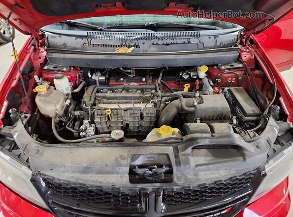 3C4PDCAB0JT536357 2018 DODGE JOURNEY Red Rear interior view
