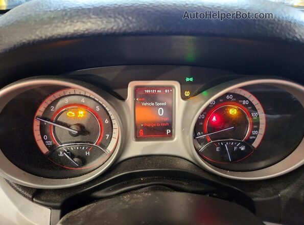 3C4PDCAB0KT859065 2019 DODGE JOURNEY Черный Вид щитка приборов