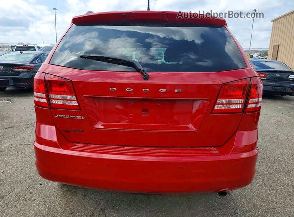 3C4PDCAB0LT182181 2020 DODGE JOURNEY Red Հետևի տեսք