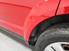 2020 Dodge Journey Se Red vin: 3C4PDCAB0LT247952 Damage: Left Rear Door, Dent(S) W/No Paint Dmg, 6 To 7 Inches