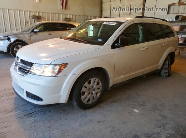 3C4PDCAB0LT253721 2020 DODGE JOURNEY Белый Передняя левая четверть