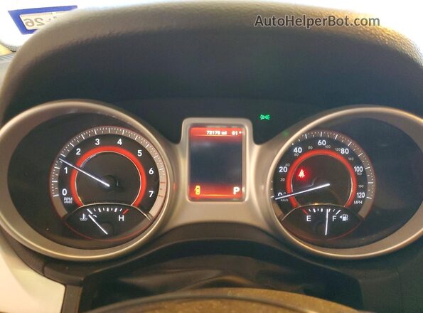 3C4PDCAB0LT253721 2020 DODGE JOURNEY Белый Вид щитка приборов