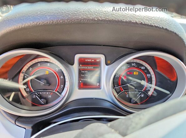 3C4PDCAB1LT249631 2020 DODGE JOURNEY Silver Vista del cuadro de instrumentos