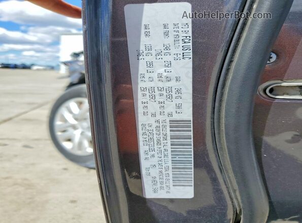 3C4PDCAB2GT231225 2016 DODGE JOURNEY Черный Панорамный вид салона 360°