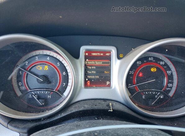 3C4PDCAB2HT559388 2017 DODGE JOURNEY Синий Вид щитка приборов