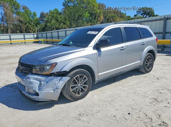 3C4PDCAB2JT288693 2018 DODGE JOURNEY Silver წინა მარცხენა ხედი სამი მეოთხედიდან