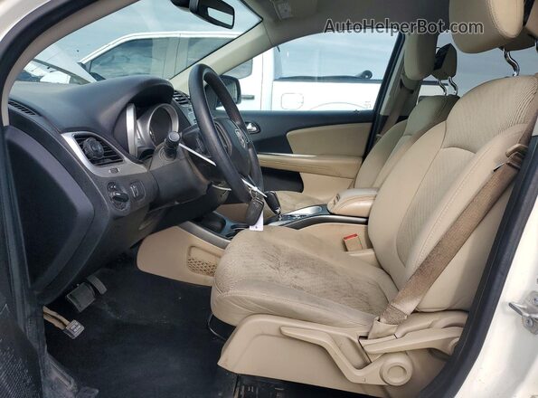3C4PDCAB2JT427771 2018 DODGE JOURNEY Белый Вид салона спереди