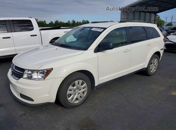 3C4PDCAB2JT427771 2018 DODGE JOURNEY Белый Передняя левая четверть