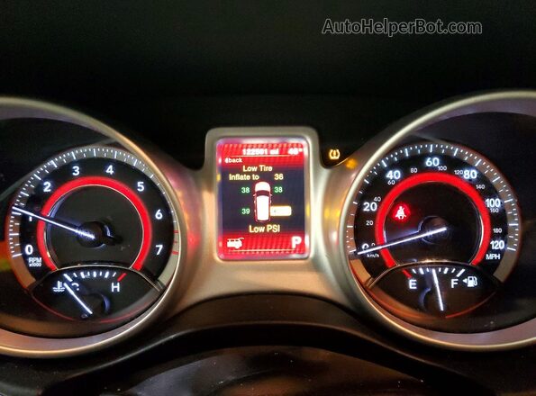 3C4PDCAB2JT517986 2018 DODGE JOURNEY Угольный Вид щитка приборов