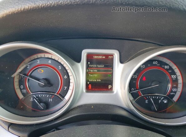 3C4PDCAB3HT614463 2017 DODGE JOURNEY Blue Սարքավորումների վահանակի տեսք