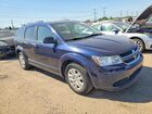 2017 Dodge Journey Se Blue vin: 3C4PDCAB3HT614463