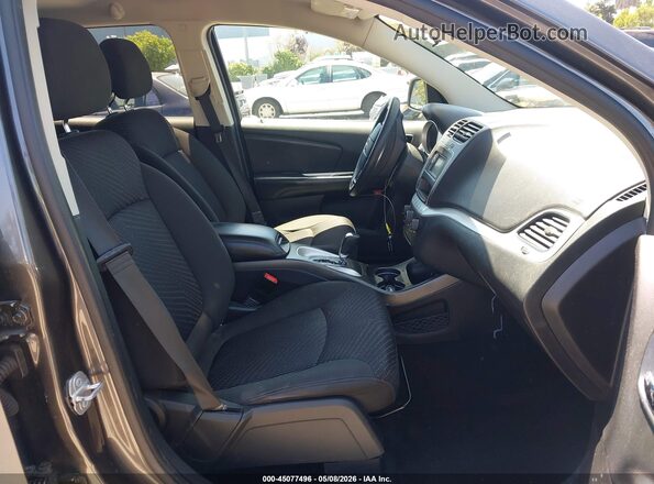 3C4PDCAB3HT622207 2017 DODGE JOURNEY Gray Вид салону спереду