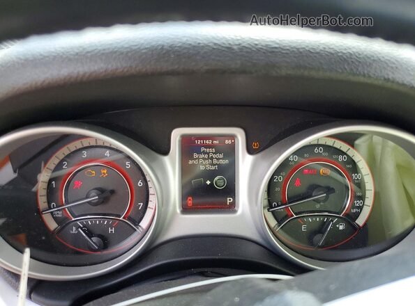 3C4PDCAB3JT218619 2018 DODGE JOURNEY Silver Սարքավորումների վահանակի տեսք
