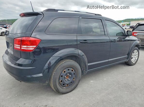 3C4PDCAB3JT439668 2018 DODGE JOURNEY Черный Задняя правая четверть
