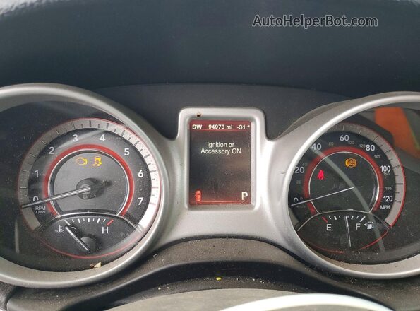 3C4PDCAB3JT439668 2018 DODGE JOURNEY Черный Вид щитка приборов