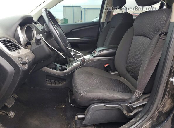 3C4PDCAB3JT439668 2018 DODGE JOURNEY Черный Вид салона спереди