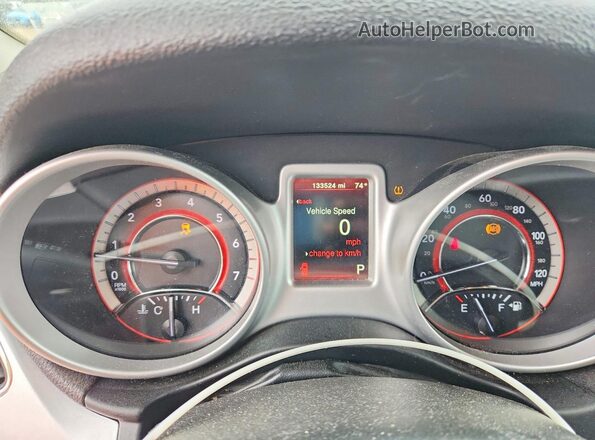 3C4PDCAB3JT498073 2018 DODGE JOURNEY Серый Вид щитка приборов