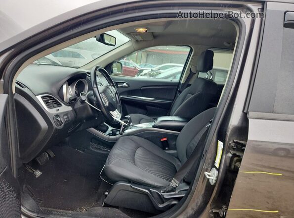 3C4PDCAB3JT498073 2018 DODGE JOURNEY Серый Вид салона спереди