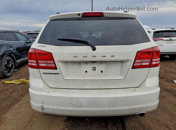 3C4PDCAB3JT509332 2018 DODGE JOURNEY White უკანა ხედი