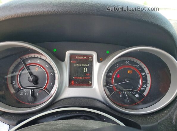 3C4PDCAB3KT861201 2019 DODGE JOURNEY Gray Vista del cuadro de instrumentos