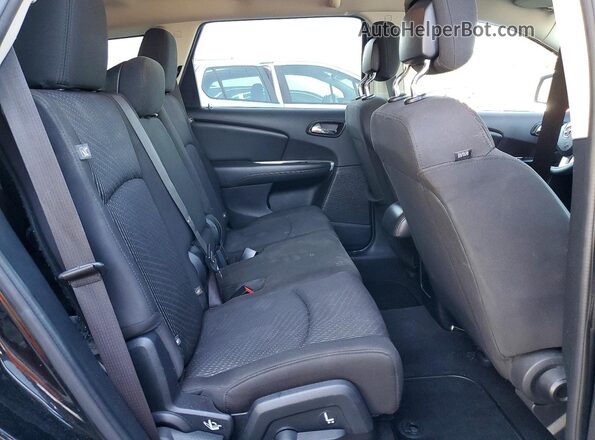3C4PDCAB4HT577178 2017 DODGE JOURNEY Black Rear interior view