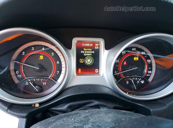 3C4PDCAB4HT577178 2017 DODGE JOURNEY Black Instrument cluster view