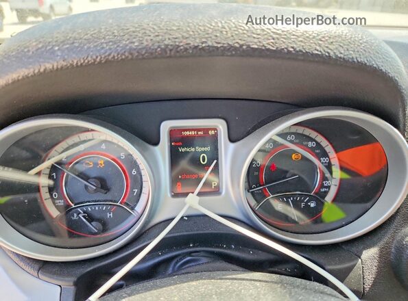 3C4PDCAB4JT510182 2018 DODGE JOURNEY Black Vista del cuadro de instrumentos