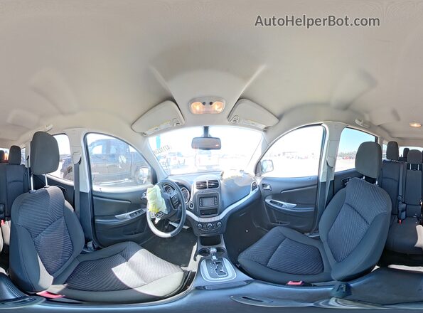 3C4PDCAB4KT864480 2019 DODGE JOURNEY White Панорамний вид салону 360°