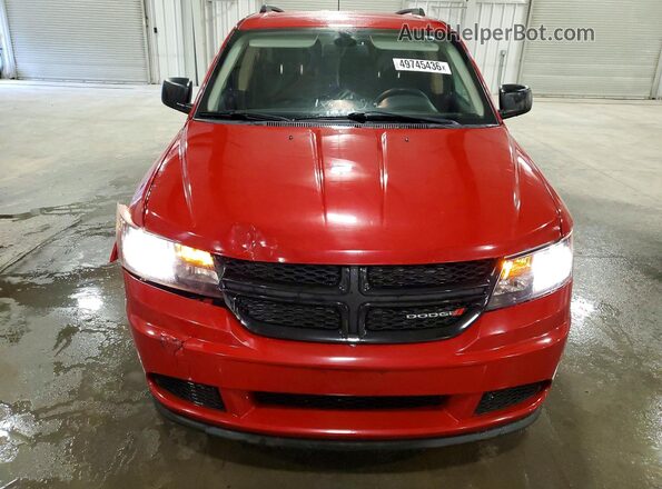 3C4PDCAB4LT194530 2020 DODGE JOURNEY Red Widok z przodu