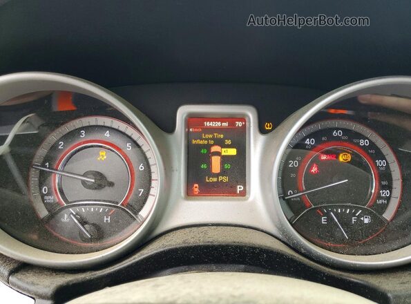 3C4PDCAB5GT139641 2016 DODGE JOURNEY Белый Вид щитка приборов