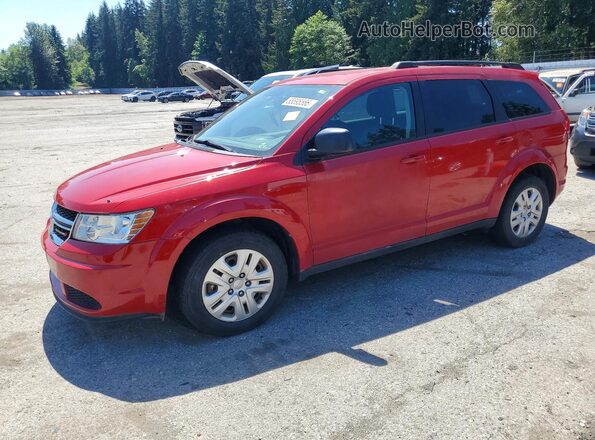 3C4PDCAB6GT171692 2016 DODGE JOURNEY Красный Передняя левая четверть