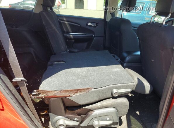 3C4PDCAB6GT171692 2016 DODGE JOURNEY Красный Вид задней части салона