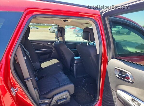 3C4PDCAB6GT215173 2016 DODGE JOURNEY Красный Вид задней части салона