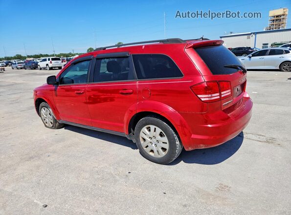 3C4PDCAB6GT215173 2016 DODGE JOURNEY Красный Задняя левая четверть
