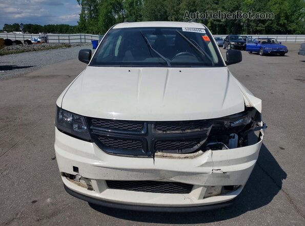3C4PDCAB6JT273789 2018 DODGE JOURNEY Белый Вид спереди